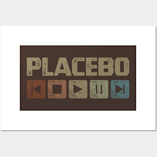 Placebo Control Button Posters and Art